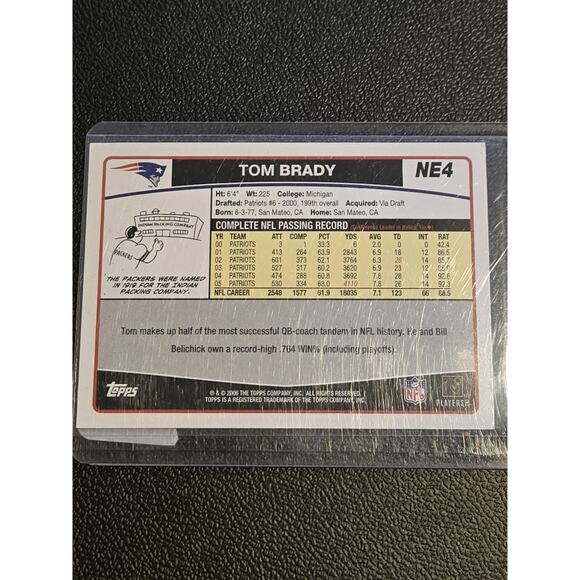 Patriots Football Trading Card - Picture 2 of 2